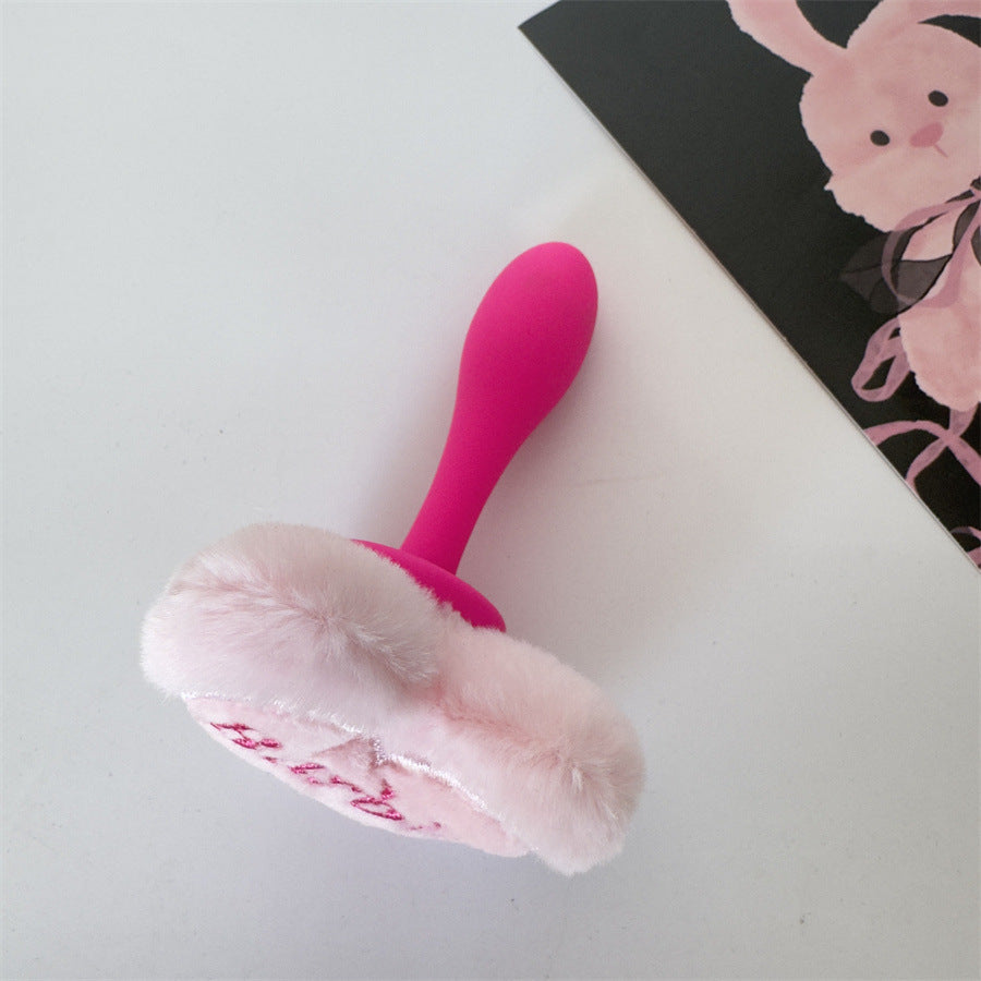 Mini Silicone Anal Plug with Fluffy Tail – Cute, Tame, and Ready to Play
