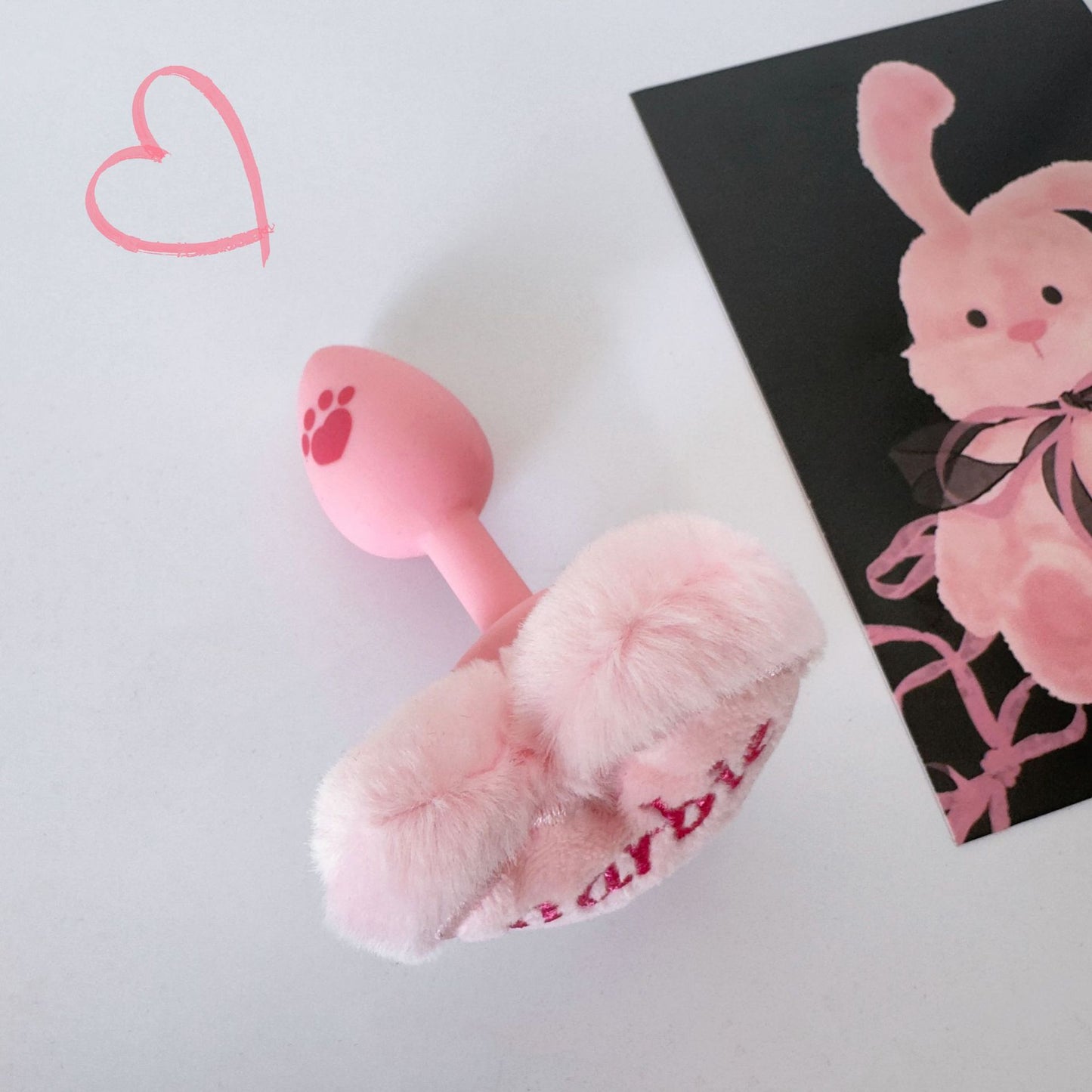 Mini Silicone Anal Plug with Fluffy Tail – Cute, Tame, and Ready to Play