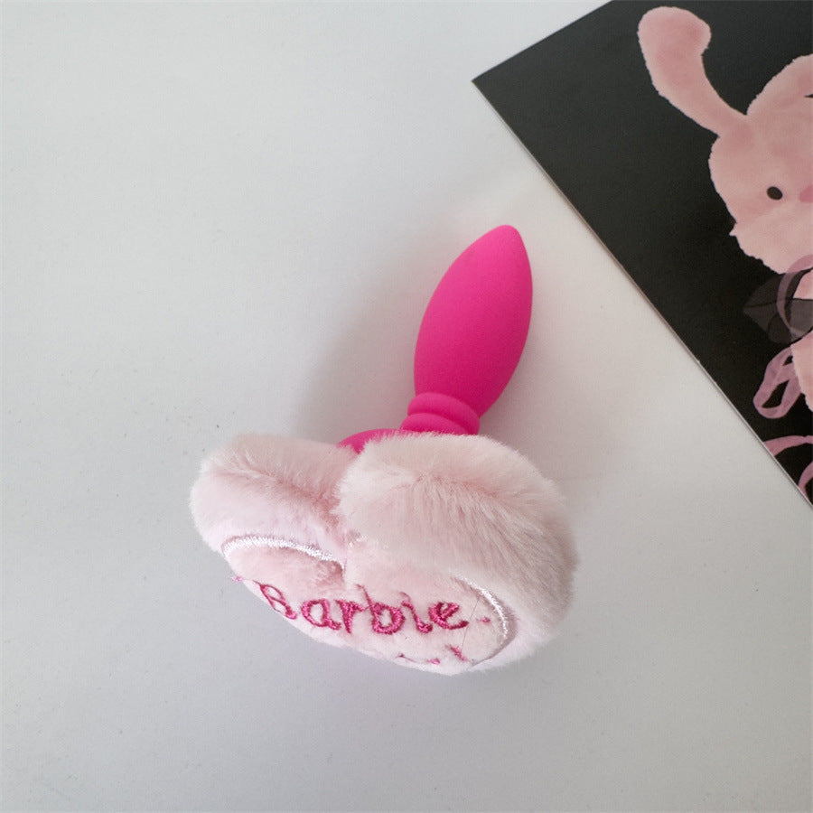 Mini Silicone Anal Plug with Fluffy Tail – Cute, Tame, and Ready to Play