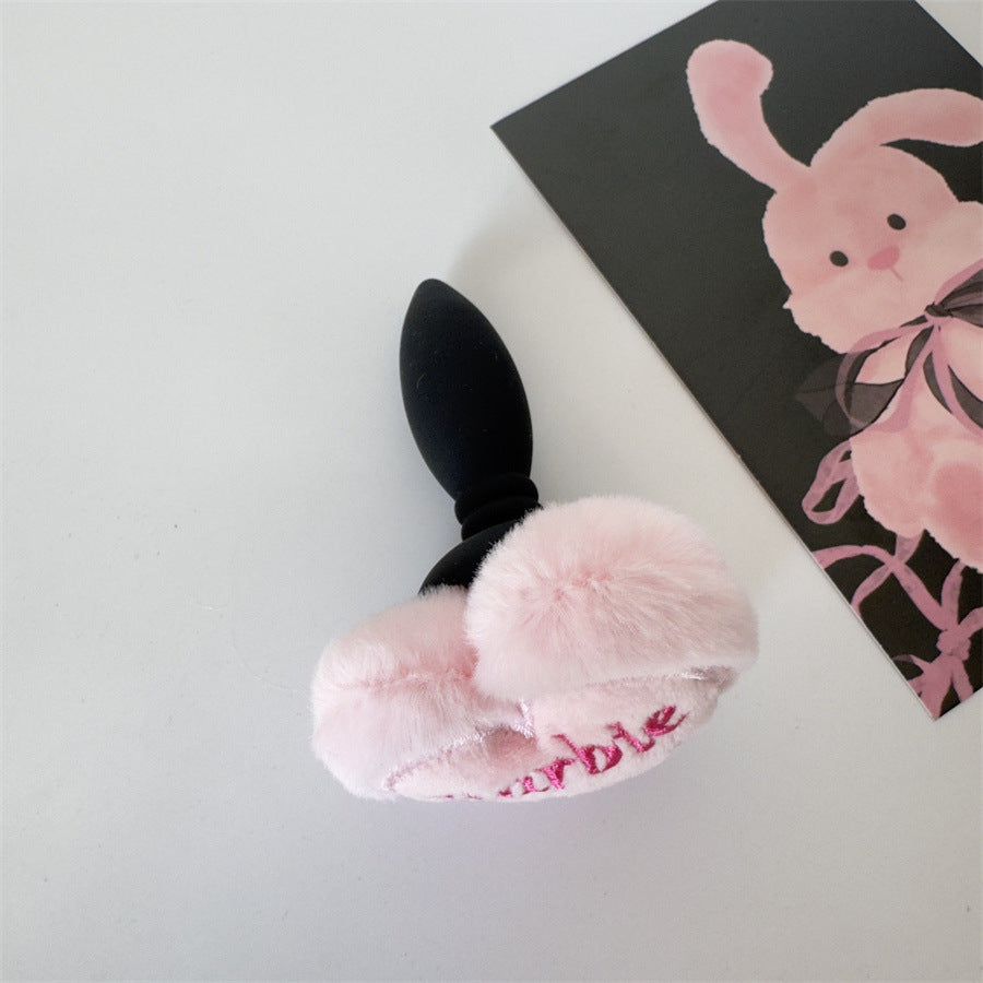 Mini Silicone Anal Plug with Fluffy Tail – Cute, Tame, and Ready to Play