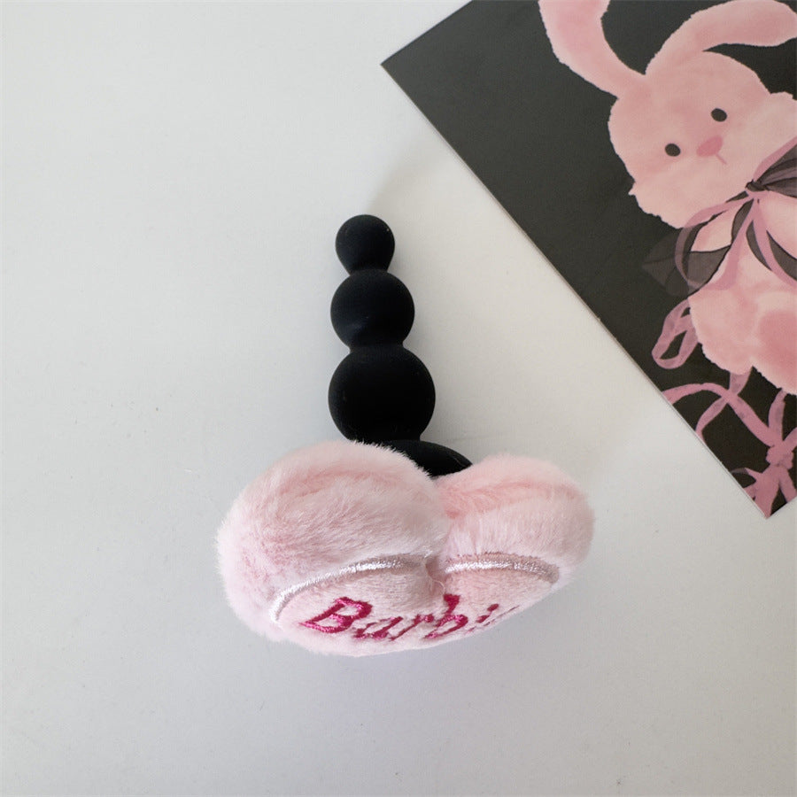 Mini Silicone Anal Plug with Fluffy Tail – Cute, Tame, and Ready to Play