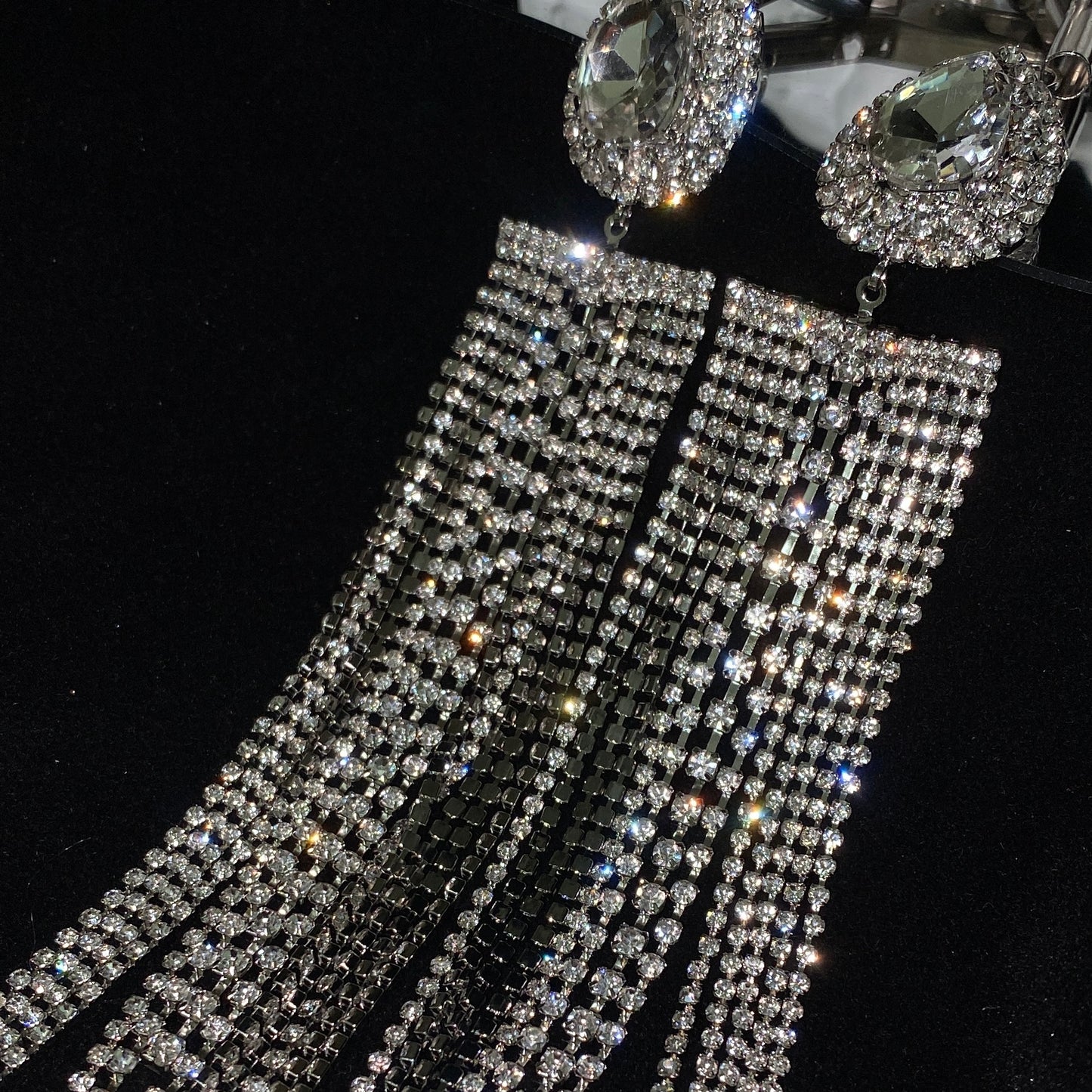 Erotic Accessories – Nipple Clamps with Tassel Rhinestone NPC1006