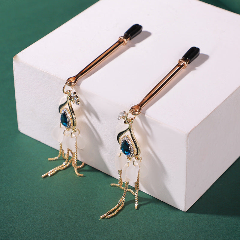 Nipple Clamps NPC1001, Non-Piercing Erotic Jewelry for Couples & Roleplay